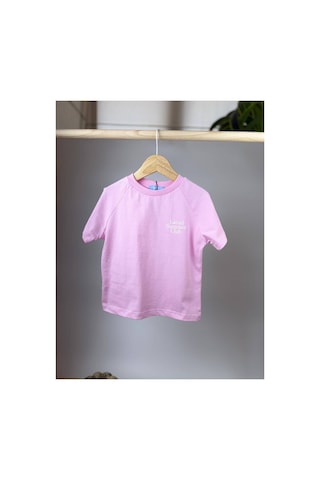Poala Kids Summer Club Unisex Pembe Tshirt