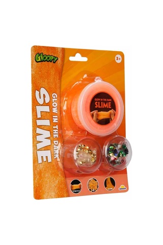 Gloopy Karanlıkta Parlayan Turuncu Slime