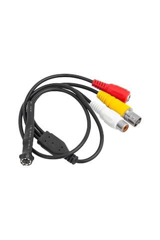 Powermaster Pm-19307 3.7 Mm 2 Mp 1080p Yuvarlak Tip Mini Kamera Giz Li Dvr Kayıt Cihazı Monitör Kamerası