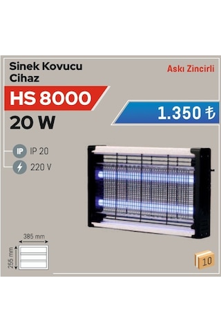 20w Sinek Kovucu Cihaz Hs 8000