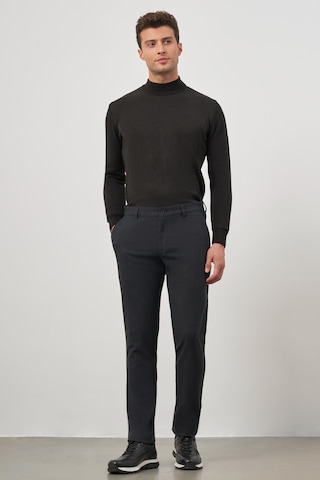 İmza Koyu Lacivert Düz Gabardin Slim Fit Casual Pantolon 1003245108 Koyu Lacivert