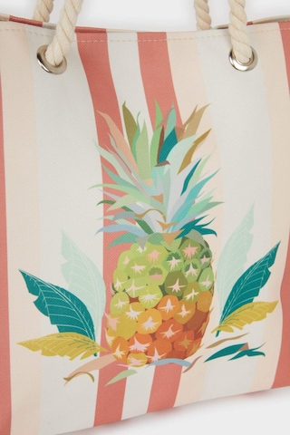 Defacto Kadın Ananas Desenli Plaj Çantası E7393axnskr1 Çok Renkli