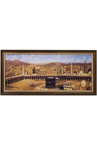 Yağlı Boya Tablo Dijital Baskı 154x73 Cm Kabe Avlusu Yağlı Boya Tablo Dijital Baskı 154x73 Cm Kabe Avlusu