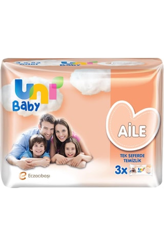 Uni Baby Islak Mendil Aile (3X52) Uni Baby Islak Mendil Aile (3X52)