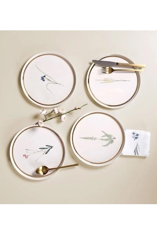 Porland Botanical 21 Cm Pasta Tabağı 4 Desen