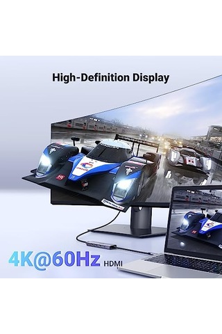 Type-c Usb Hdmı Thunderbolt 3.0 Dönüştürücü Hub Düşük Gecikme İle Stüdyo Kalitesinde Bağlantı