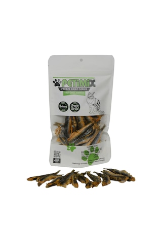 Petimix Freeze Dry Hamsi Kedi Ödül Maması 40 G