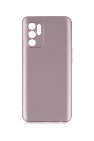 Oppo Reno 6 4G Kılıf Zore Premier Silikon Kapak-Rose Gold