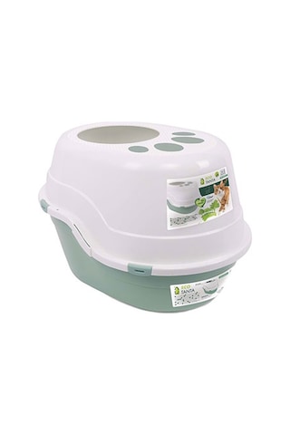 M-pets Eco Tima Kapalı Kedi Tuvaleti Deniz Yeşili 63x49x42 Cm 244-53022.01