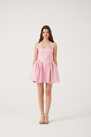 Holly Lolly Cepli Mini Felici Elbise Pembe
