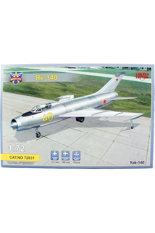 Modelsvit Msvıt72031 1/72 Ölçek, Yak 140 Prototype Savaş Uçağı, Plastik Model Kiti-51413