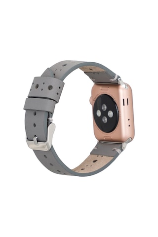 Bouletta Apple Uyumlu Watch Deri Kordon Ba8 42-44-45Mm Rst9 Gri