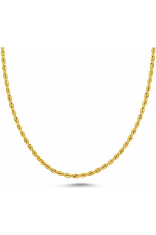 Altın Halat Zincir 3,80 MM 80 CM 14 Ayar