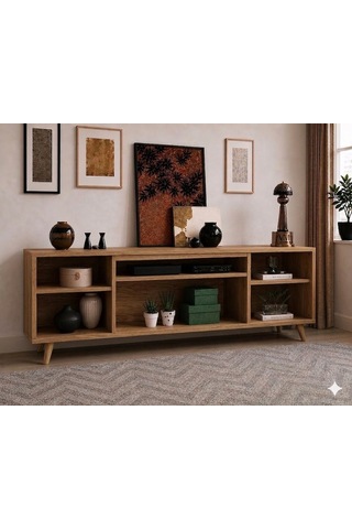 Legno 180cm Konsol Safir Meşe-antrasit Safir - Antrasit