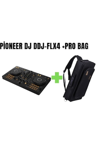 Pioneer Dj Ddj-flx4 +mex Lp75k Laptop Bölmeli Case