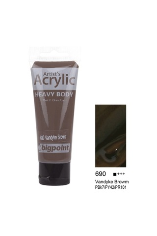 Akrilik Boya 75 Ml Vandyke Brown 690 A