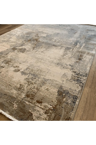 Hoom Rugs Association 63320 Koyu Gri Modern Salon Halısı Çok Renkli