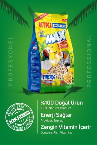 KIKI Excellent Kuş Max Menu Finches Tropikal Finç Yemi 500 Gr. KB310