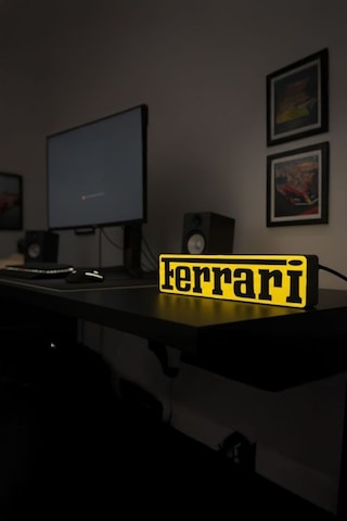 Ferrari Tasarımlı Dekoratif Aydınlatma Çok Renkli