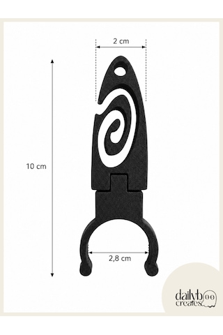 Sup/kano Siyah Kürek Sabitleme Aparatı 2'li Set -paddle Board Kürek Tutucu Klips-kayma Önleyici Kürek Aksesuarı