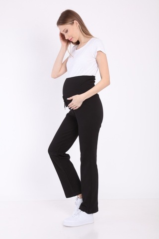 Luvmabelly Myra8500 Beli Ayarlanabilir Hamile Günlük Ev Pantolonu -siyah-siyah
