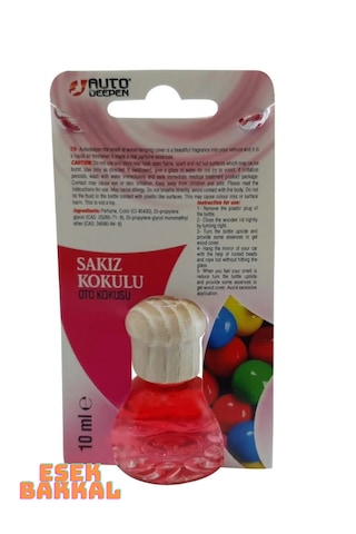 Sakız Kokulu Oto Ayna Koku Bubble Gum Araba Kokusu 10ml