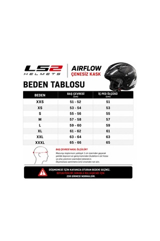 Çenesiz Kask Ls2 Aırflow 2 Cover Mat Siyah Kırmızı Beyaz Orjinal M Siyah - Beyaz - Kırmızı