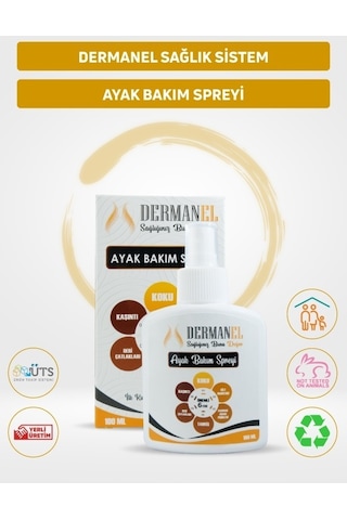 Dermanel Ayak Bakım Spreyi 100 ML