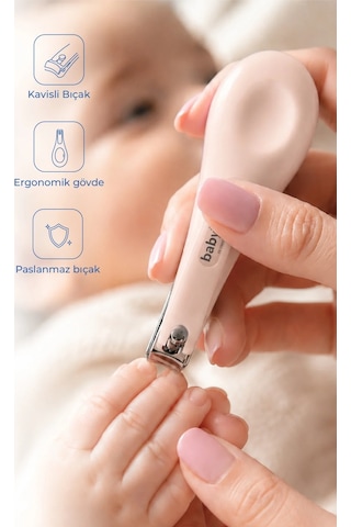 Babyjem Kolay Kavrama Bebek Tırnak Makası Pembe