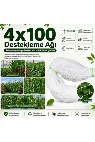 Hubrendy Sh Sunup Sn-38882 Bitki Tırmanma Ağı 4x100 M