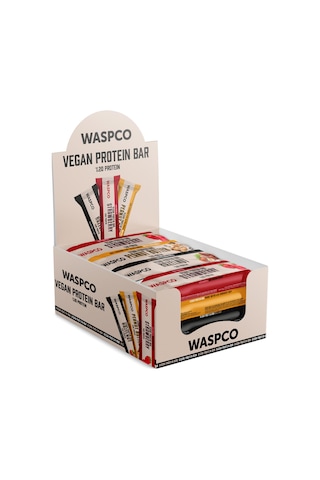 Waspco Vegan Protein Bar Karma Kutu 40 G x 12 Adet