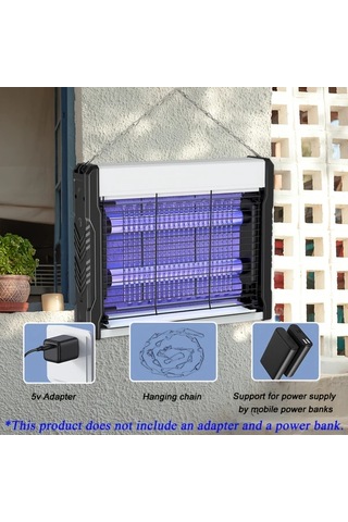 Xuweiwei Beyaz Usb Güçlü Elektrikli Mini Sivrisinek Öldürücü Uv Böcek Lambası Abs Malzeme Yatak Odası Mutfak Ev İçin