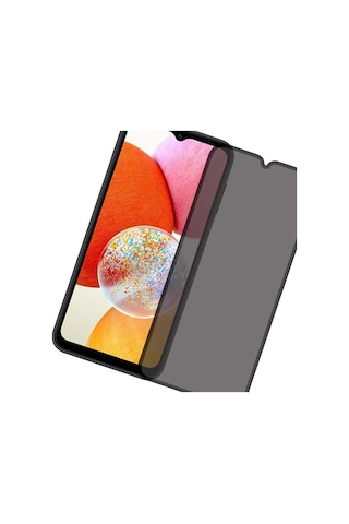 Samsung Galaxy Uyumlu A14 Hayalet Privacy 5d Ekran Koruyucu Cam