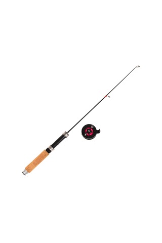 Qingmipy Kısa Kontratılabilir Buz Balıkçılığı Kamışı Seti Model B65t - Eva+frp+metal Malzeme, 65cm Toplam Uzunluk