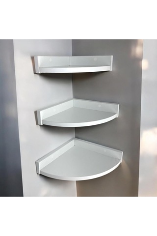 3'lü Üçgen Köşe Raf 31 X 26 X 23 Çok Renkli