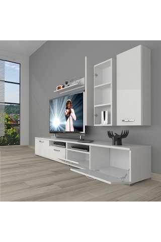 Decoraktiv Eko 5220d Mdf Tv Ünitesi Tv Sehpası Beyaz