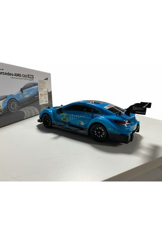 Ctoy 1:16 Mercedes Amg C63 Uzaktan Kumandalı Yarış Arabası 04938 Mavi Çok Renkli