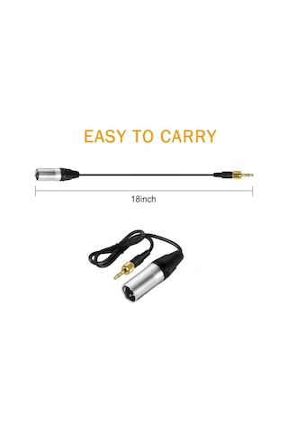 Comica Cvm-dl-xlr Erkek 3.5mm Trs Alıcısı İçin Ses Kablosu