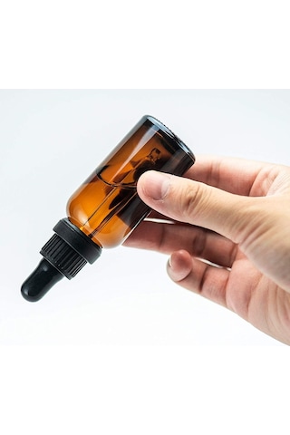 20ml Kahverengi Cam Damlalıklı Şişe, 50 Adet,siyah Kapak Siyah Emzik, Ecza Şişesi, Damlalıklı Şişe, Propolis Şişesi, Damlatmalı Şişe, Saç Serum Şişesi, Ecza Şişesi