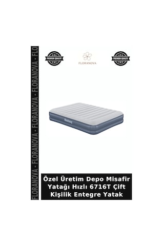 Özel Üretim Depo Misafir Yatağı Hızlı 6716t Çift Kişilik Entegre Yatak