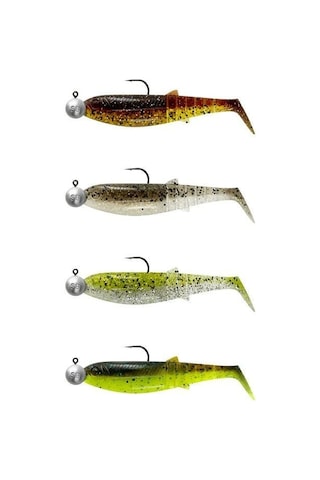 Savage Gear Cannibal Shad 12.5cm 20gr+12.5gr 5/0 Clear Water 4+4 Adet Sahte Balık