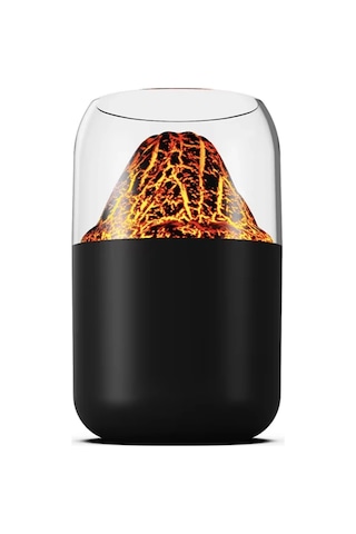 Volcano Ultrasonik Hava Nemlendirici 300ml Usb Şarjlı, Sessiz Aromaterapi Soğuk Buhar Difüzör