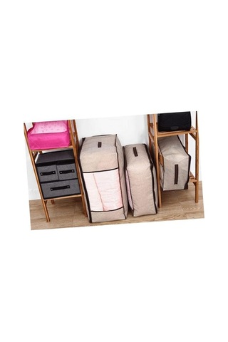 Unimarket Bez Çanta Pratik Saklama Çantası Katlanabilir Saklama Çantası Yorgan Çanta Moda Dokumasız Kumaş Çanta 6ywgz0