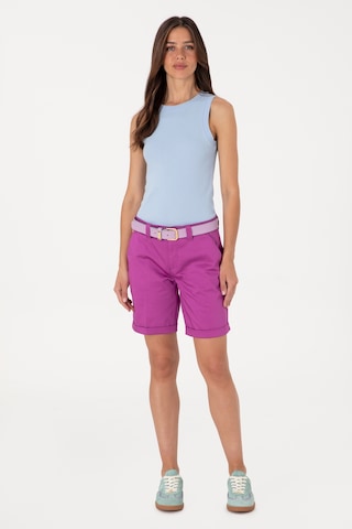 U.s. Polo Assn. Kadın Menekşe Şort / Bermuda 50299160-vr037 Menekse