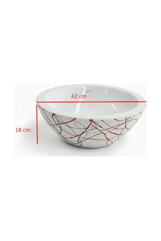 Ideal Standard - Arcade 42 Cm Çanak Lavabo Pie Kırmızıbeyaz - Z2601tb- Beyaz