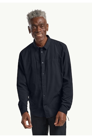 Jack Wolfskin Sierra Canyon Ls M Erkek Gömlek-29676 Lacivert