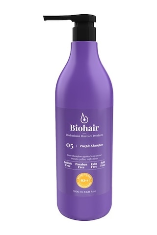 Bio Hair Purple Turunculaşma Karşıtı Mor Şampuan 1000 ml No:05
