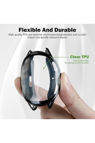 Sm Galaxy Uyumlu Watch 7 41 Mm İçin Full Kaplama Bumper Darbe Emici Silikon Kılıf