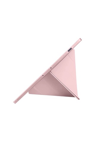 Mey İthalat Apple Uyumlu iPad Pro 11 2024 Kılıf Kalemlikli Hugo Tablet Kılıfı - Rose Gold Arka Kapak