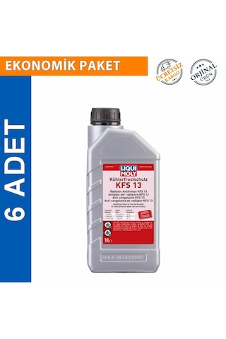 Liqui Moly Radyatör Antifrizi Kırmızı Kfs 13 1 Lt 6 Adet 21139